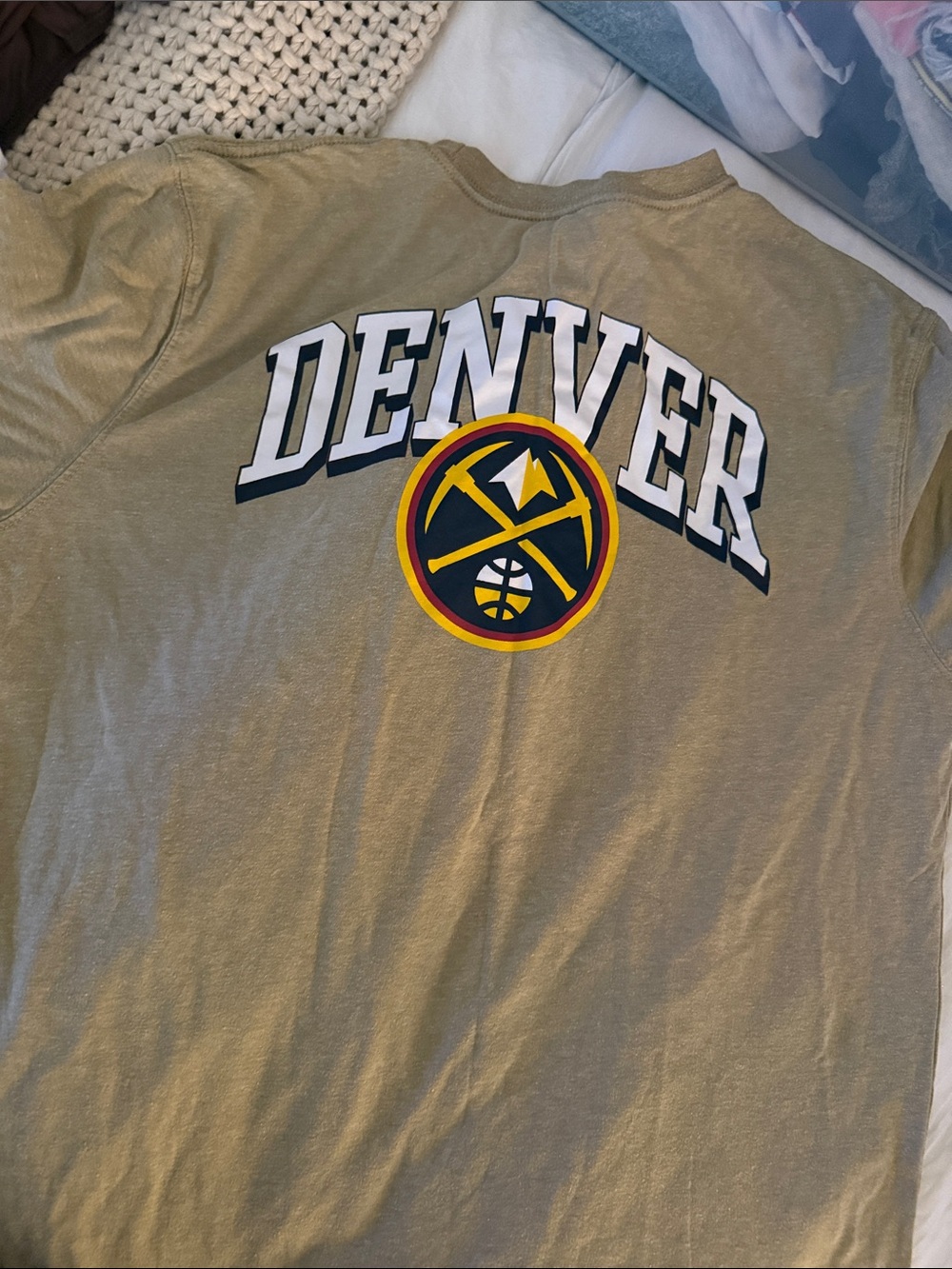 Denver Short-Sleeve Graphic T-Shirt - Khaki